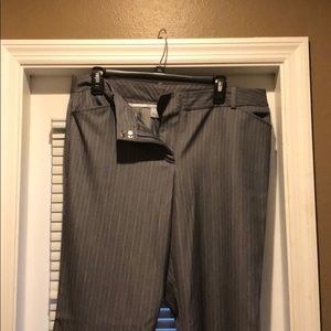 Worthington gray pinstripe slacks